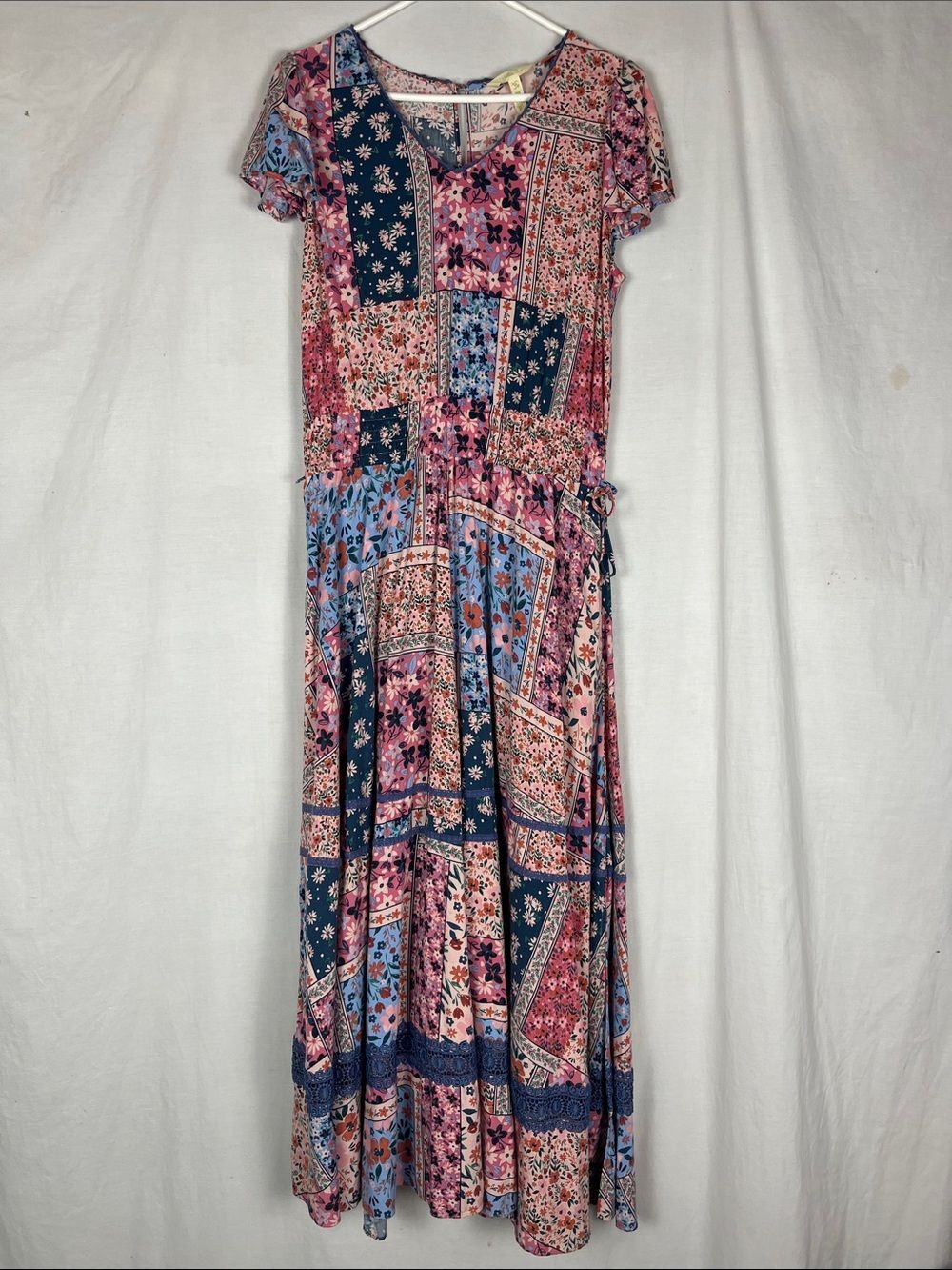 Matilda Jane The Wildlife Patchwork Pink Floral Boho Cottagecore Maxi Dress